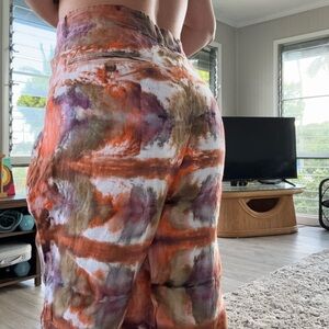 Men’s Linen Hand Tie Dyed Pants